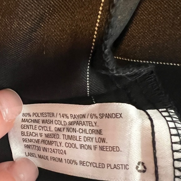 Nili Lotan Target Wide Leg Pinstripe Pants - Picture 5 of 5